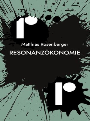 cover image of Resonanzökonomie